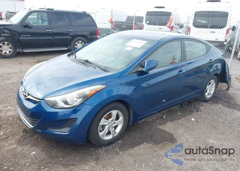 2014 Hyundai Elantra Se (Ulsan Plant) z USA, uszkodzony, nr VIN KMHDH4AE7EU194436